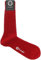 Coolorfool Calzini filo di Scozia di lusso da uomo e da donna - 100% cotone pregiato rosso T41/42