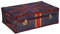 Casa Padrino Luxus Truhe Union Jack 90 x 60 x H. 30 cm - Wohnzimmer Couchtisch in Kofferoptik
