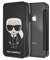 Karl Lagerfeld KLFLBKI61IKPUBK Ikonik Book Case Black für iPhone XR