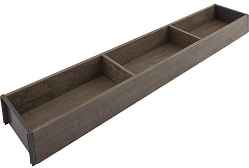 BLUM AMBIA-LINE Schubkastenrahmen schmal, NL650mm, B100mm, Nebraska Eiche