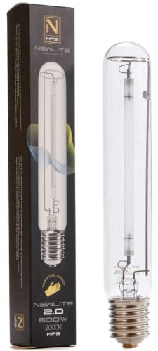 Newlite BOMB0079 Lampe HPS à Haute Pression de Sodium, 600 W 2.0 (Croissance et Floraison)