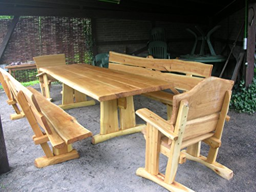 KJR Holzmanufaktur Gartenmöbel, Sitzgruppe, Eiche, 300 cm