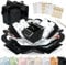 weddlyn® – Überraschungsbox – hochwertiges Papier & Verarbeitung – Explosionsbox mit modernen Stickern und Stift – Kreativ Box – Explosionsbox Geburtstag inkl. Anleitung – schwarz (matt)
