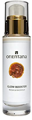 Orientana - Natural Face Illuminating Booster Für Frauen | Reishi & Rhodiola | Feuchtigkeitscreme Vegan | Anti-Aging Pigmentationsbehandlung Für Dunkle Flecken - 30 ml