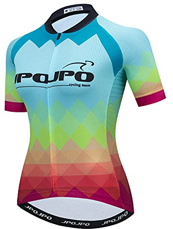 JPOJPO Fahrradtrikot Pro Team für Damen, kurzärmelig, Oberteil