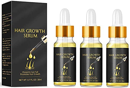 Biotin Thickening Herbal Serum, Extra Biotin Herbal Serum, Ginger Hair Growth Serum Essence Oil, Ginger Hair Growth Serum Essence Oil for All Hair Types (3Pcs)