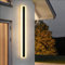 ZTWLEED LED Wandleuchte Aussen,8W Aussenlampe Wand IP65 Wasserdicht Warmweiß 3000K Außenwandleuchten,Lange Villa Wandleuchte Schwarz für Gärten Villa Korridor Terrassenbeleuchtung,40CM