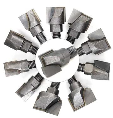 WEKOW 1PCS 16-30mm Carbide Wood Cutter Installation of Mortise Lock Installation Fixture and Door Mortice Lock Jig (24mm)