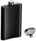 wyewye Hip Flask 8oz, Flasks for Men with Funnel, Whisky Alcohol Black 304 Stainless Steel 100% Waterproof, Portable Pocket Personalised Groomsmen Gifts Bar Party Drinking