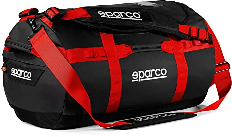 Sparco Dakar Reisetasche-S Schwarz/Rot, bunt, 42/50 EU