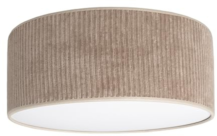Baby's Only - Deckenleuchte Sense - Deckenlampe - Kinderzimmer deko - Angenehmes Licht - Geripptem Cordsamt - Clay - Ø35 cm