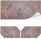 MAKA Piastrelle Adesive Muro PVC Cucina Bagno Camera da Letto Paraschizzi Mattonelle per Parete Marmo Pannelli Decorativi 3D in Finta Pietra Impermeabile (12 pezzi - 2.1mq, Marmo Marrone)