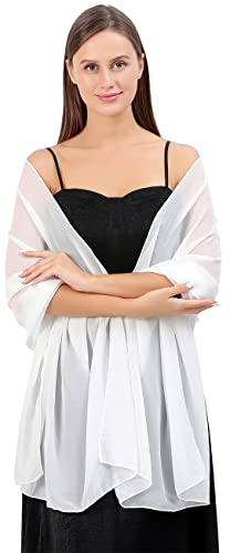 FAIRYGATE Stola Damen Festlich Damen Pashmina Stola Fur Abendkleid Einfarbiger Schal Schals & Tücher für Damen A0412