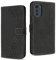 YIRRANZD Custodia per Moto E32 / Moto E32s, Cover a Libro in Pelle PU con Slot Cart e Silicone TPU Bumper, Flip Caso Portafoglio Cover per Motorola Moto E32 / Moto E32s (Nero)