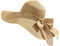 Kmbcove Chapeau de Paille Femme Large Bord Casquettes d'été de Plage Pliable UV Protection Capelines de Soleil pour Loisirs Voyage