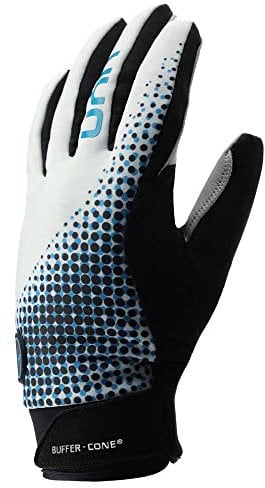 UYN Unisex Grizzly Gloves, weiß schwarz, M