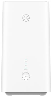 HUAWEI 5G CPE 5, WiFi 6 3000Mbps 5G Dual Band Home Router, 3.6Gbps Download Speed, Easy Connect & Management with Wi-Fi Mesh+, Connect 128 Devices + 2 Year Warranty