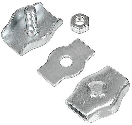 100x 6mm Simplex Drahtseilklemme verzinkt Klemme