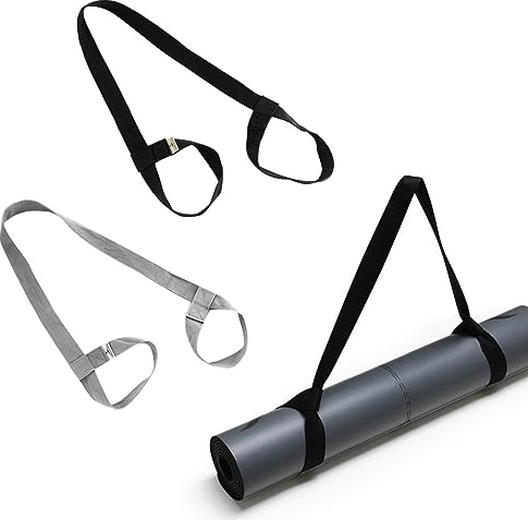 Fezf 2 PCS yogamatten-gurt yogamatte tragegurt tragegurt yogamatte yoga mat strap yogamatte carry strap aerobic-übungen fitness-zubehör trageband yogamatten tragegurt carrying strap