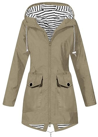 Vestes Imperméables Femme Softshell Coupe-Vent Grande Taille Pardessus Épais Chic et Elegant Manteaux avec Cordon À Capuche Manteau de Neige Sport Décontractée Vêtements Automne HiverHiver