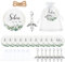 LUFEIS 30 Sets Schutzengel Anhänger, Gastgeschenke Schutzengel Schlüsselanhänger mit Organza Tasche und Kraftpapier Anhänger, Schön Dass Du Da Bist Anhänger Aufkleber für Taufe Kommunion Hochzeit