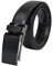 PHILIPSONS Gürtel Herren, Gürtel Ratsche Ledergürtel Automatikschließe für Herren Anzug Business Kleidung, Breit 35mm, Größe Angepasst, Schwarz