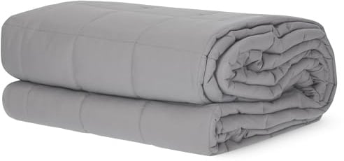 4FIZJO Gewichtsdecke 150x200 8 kg, Anti Stress Therapiedecke, Schwere Decke aus 7 Schichten, Decke für tiefen Schlaf und bessere Erholung, Weighted Blanket, Für Männer & Frauen von über 80 kg