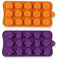 Moldes de silicona para Halloween, 2 moldes de silicona de calabaza y fantasma, moldes de chocolate de Halloween, moldes de caramelo para gomitas,chocolate, DIY