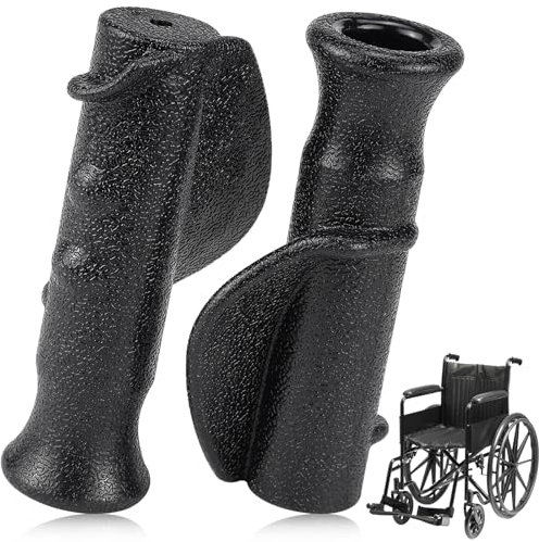 Rollator Griffe, 2 Stück Handgriff für Rollator, Rollator Ersatzteile für ältere und Behinderte Patienten(2,2 cm)