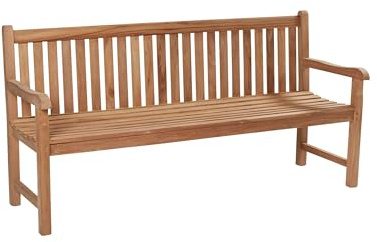 dasmöbelwerk Gartenbank Colorado Teak Sitzbank Bank Gartenmöbel 150x55x92cm