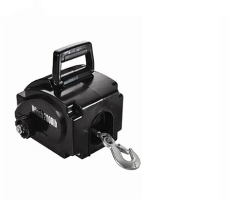 Cabrestante portátil de 2000 libras for barco/yate, cabrestante eléctrico de goma for Tractor de barco, cabrestante de 12v for coches, mejoras for el hogar, manejo de carga Para automóviles, mejoras e