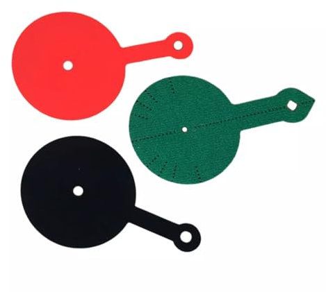 alloneslife 3pcs Pooltische Billard Aim Trainer Billiards Zielpraxis Aufkleber Billard AIM Ausbildungsmatte Dauer