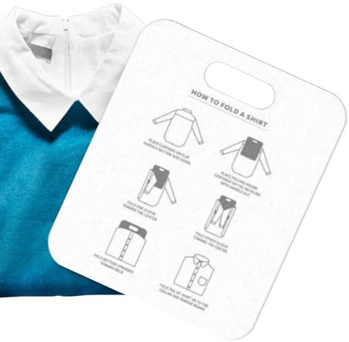 Générique Planche À Plier Les Chemises – Outil De Du Linge, Panneau D'aplatissement Des Vêtements | Plieuse Pour T-shirts, Cadre De Des Vêtements, Aide Au Linge De Voyage Pour Adultes, Et