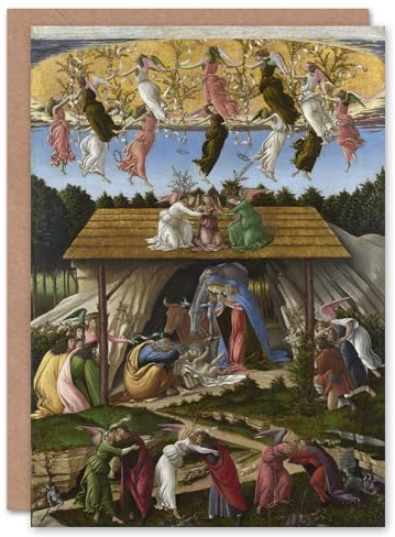 Artery8 Sandro Botticelli Art Card Mystic Nativity Painting