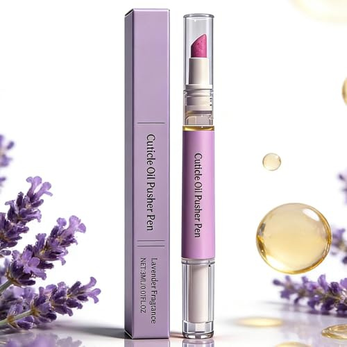 Cuticle Oil Pen 3-in-1 Nutrition Nail Care Pen with Ceramic Tip Cuticle Remover Cuticle Oil Nail Strengthener Nail Polish Pens for Preventing Nail Cracking & Drying Daily Home Salon Manicure