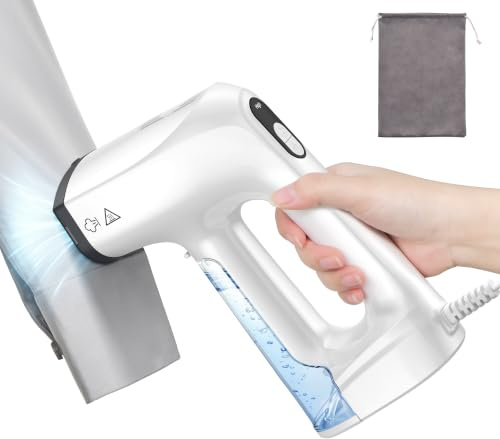 Vacuum Steamer for Clothes, 3500Pa Suction Clothes Steamer Handheld,3 Modes | 2-in-1 Steamer& Iron Garment Steamer, 98-inch Cord & 360° Adsorption Technology Fabric Steamer for Wrinkle Removal (110-120V)