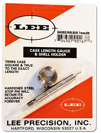 Lee Precision 90167 Calibro con Shell Holder Calibro 7 mm-08, Multicolore, Taglia Unica