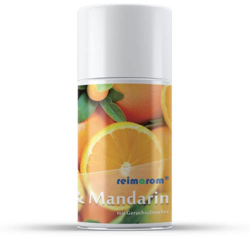 Duftspray Lemon Mandarin | Lufterfrischer für automatischen Duftspender oder zum manuellen Sprühen | Raumduft von REIMA | mit Geruchsabsorber | natürlicher Zitronen- und Mandarinenduft