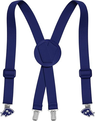 Playshoes Blau Unisex Kinder Hosenträger Hai Hosenträger Elastisch 60