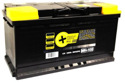 LONGLIFE-Batteria per auto 100Ah Dx 800A pronta all'uso Massima qualità e durata