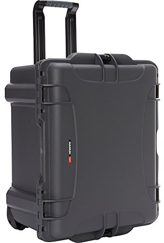 Nanuk, Leichter Koffer aus NK‑7 Harz, wasserdicht, mit Rollen, schützend, schwarz