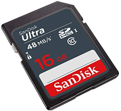SanDisk SDSDUNB-016G-GN3IN Carte Ultra SDHC UHS-I U3 16 Go 48 Mo/s Classe 10