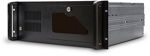 Tooq rack-406n - Caja para Ordenador (para Rack de 19, Formato ATX Cierre Frontal con Llave, 2 x USB 2.0).