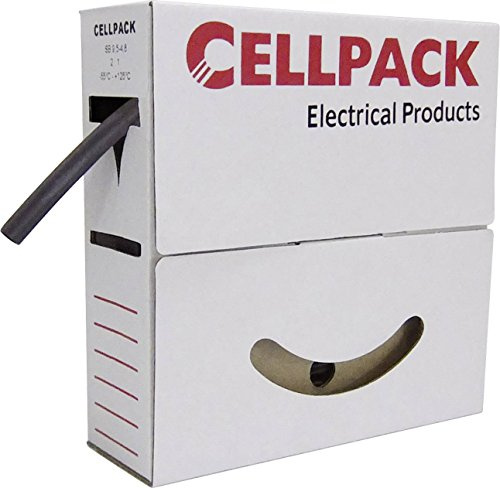 Cellpack 144451 Schrumpfschlauch ohne Kleber Orange 19.10mm 9.50mm Schrumpfrate:2:1 7m