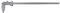 Geko G01496 Schwerlast-Messschieber, 600 mm, 0,05 mm, Silber