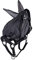 netproshop Kombination Halfter mit Abnehmbarer Fliegenmaske mit Ohren Schwarz Pony/Full, Groesse:Full, Farbe:Schwarz