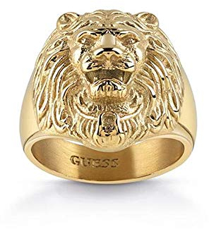 GUESS - 32005674 - Herrenring - Edelstahl - Kristall, 64, Legierter Stahl, Kein Edelstein