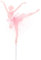 Amosfun 5 stücke Ballerina mädchen Cupcake Topper geburtstagstorte Topper Party Kuchen liefert für Hochzeit Braut Baby Shower Birthday Party (rosa)