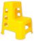 MTYLX Tritthocker, Klappbarer Fußhocker, Kunststoff 2-Stufen-Hocker Leiter Für Erwachsene Kinder Utility Autowaschhocker Haushaltswaren Kleine Fußhocker Schuhbank,Gelb