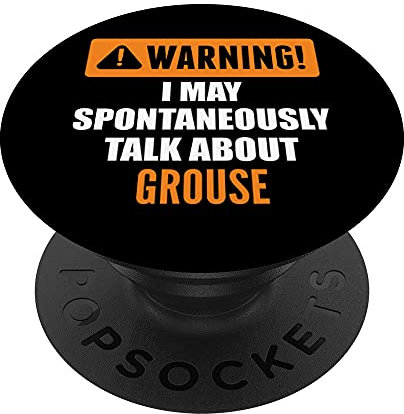 Warnung Ich könnte spontan über Moorhühner sprechen PopSockets mit austauschbarem PopGrip